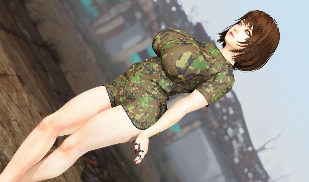 《輻射4》女性角色健身服裝包MOD