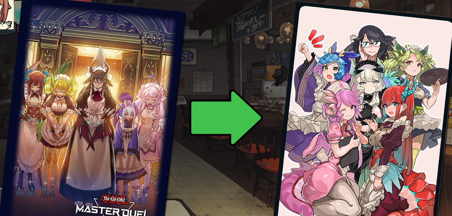 《游戲王：大師決斗》超可愛龍女仆卡套MOD