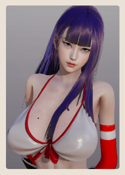 《AI少女》紫發高冷美貌御姐MOD