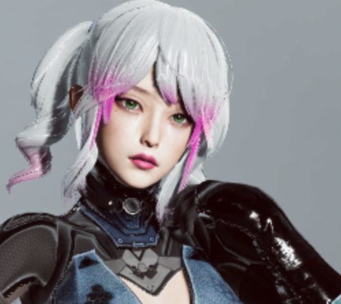 《AI少女》科幻風白發未來女戰士MOD