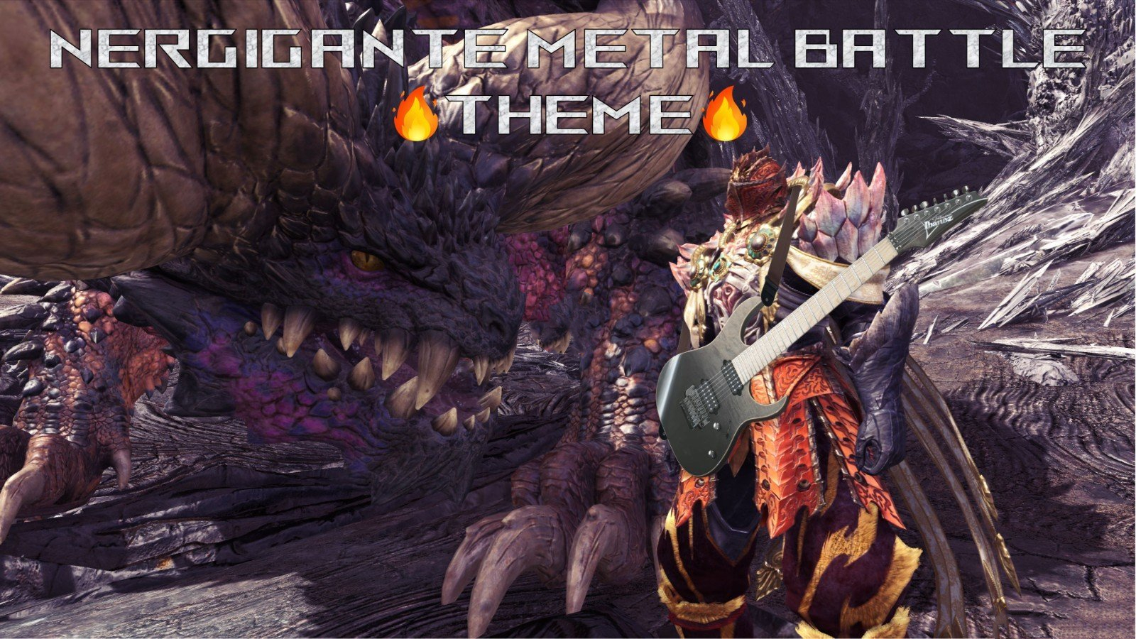 《怪物獵人：世界》滅盡龍金屬戰火主題MOD