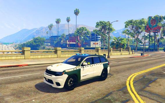 Police Jeep Parking