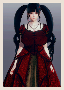 《AI少女》雙馬尾紅色連衣裙美少女MOD