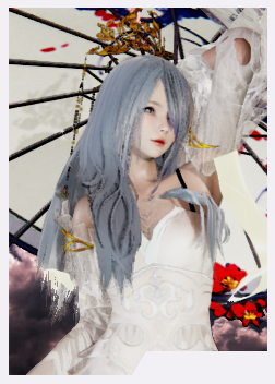 《AI少女》銀發(fā)藍瞳優(yōu)雅白色連衣裙小姐姐MOD