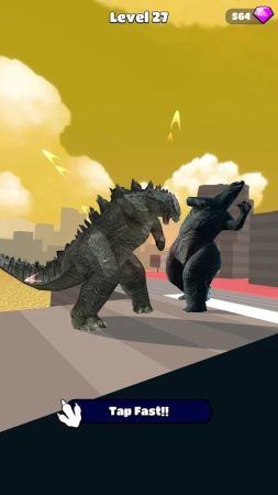 怪獸奔跑