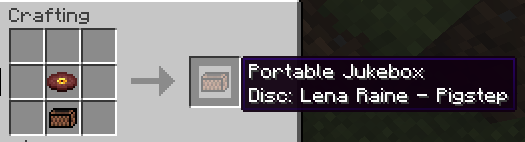 《我的世界》1.17.1便攜唱片機(jī)MOD