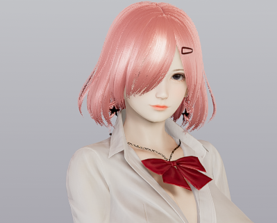 《AI少女》清純粉毛制服美少女MOD
