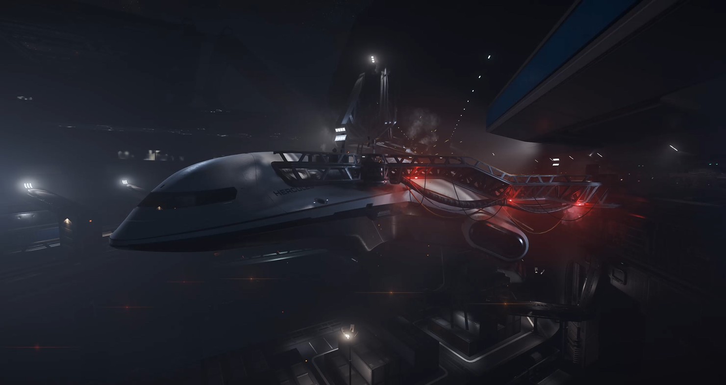 《Wallpaper Engine》星際公民飛船海格力斯建造場景動態壁紙
