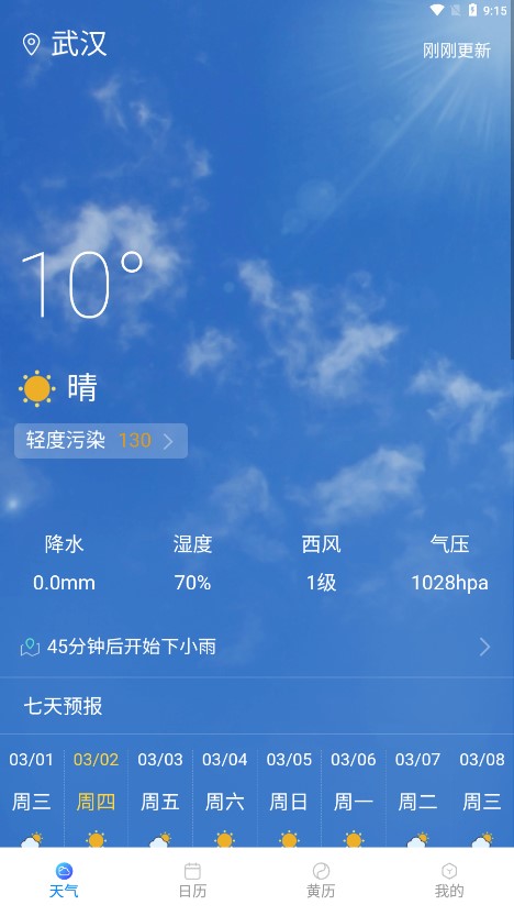 標準天氣預報