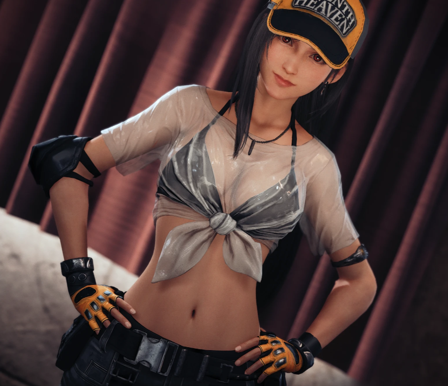 《最終幻想7：重制版》蒂法性感濕襯衫比基尼v1.31MOD