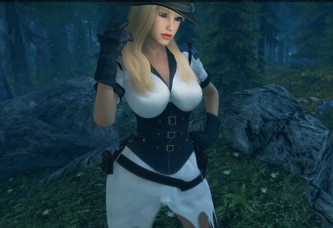 《上古卷軸5：天際重制版》CBBE性感法師獵人MOD