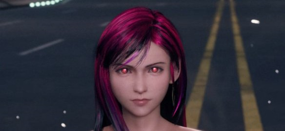 《最終幻想7：重制版》蒂法熱情完美形態挑染紅發桃心眼MOD
