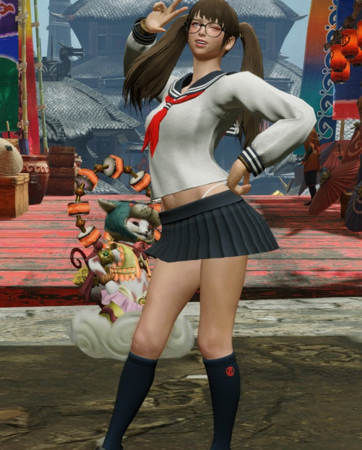《怪物獵人崛起：曙光》日式水手服毒妖鳥套裝v2.2MOD