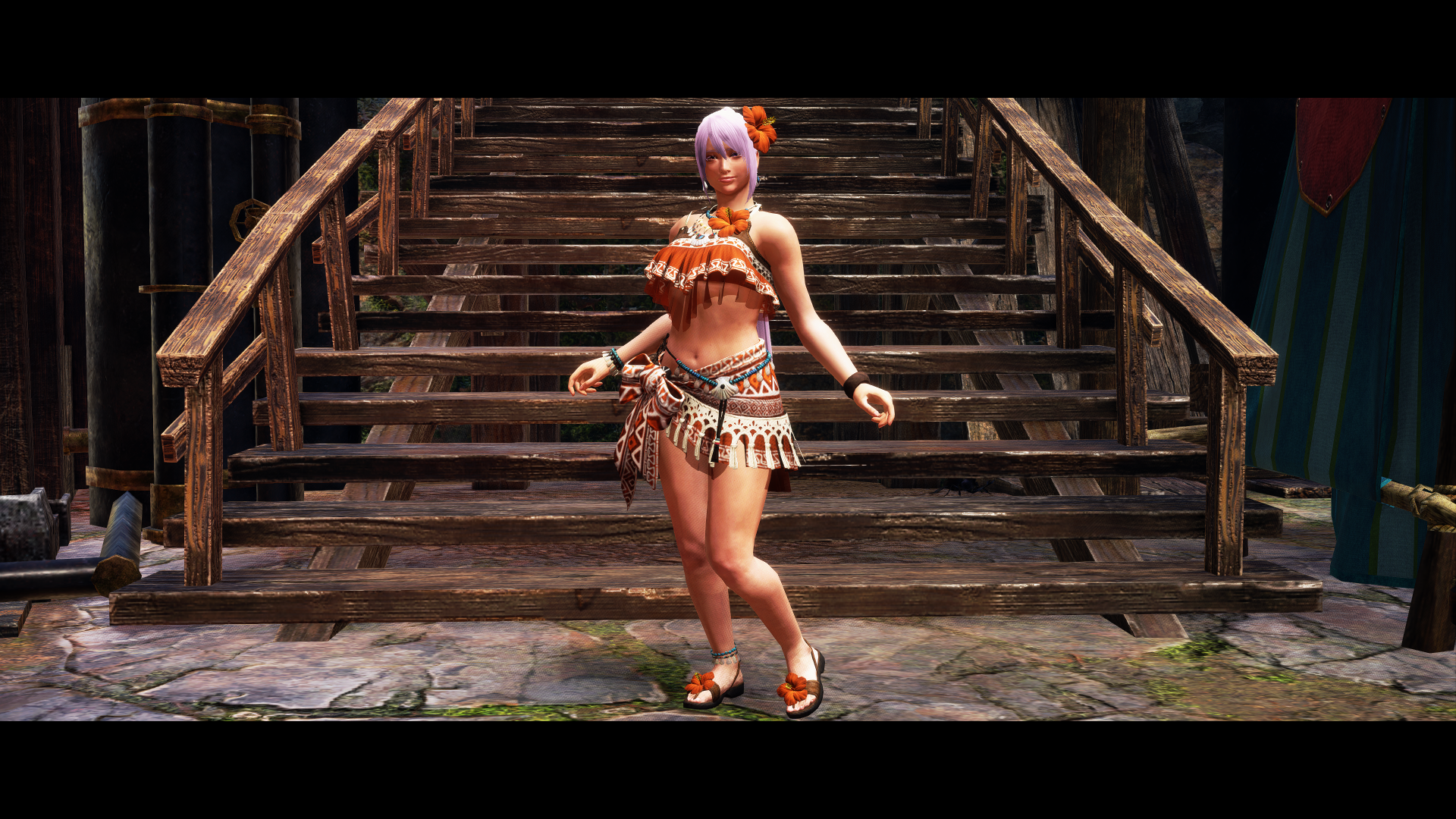《怪物獵人：崛起》貝殼套替換夏日納涼套MOD