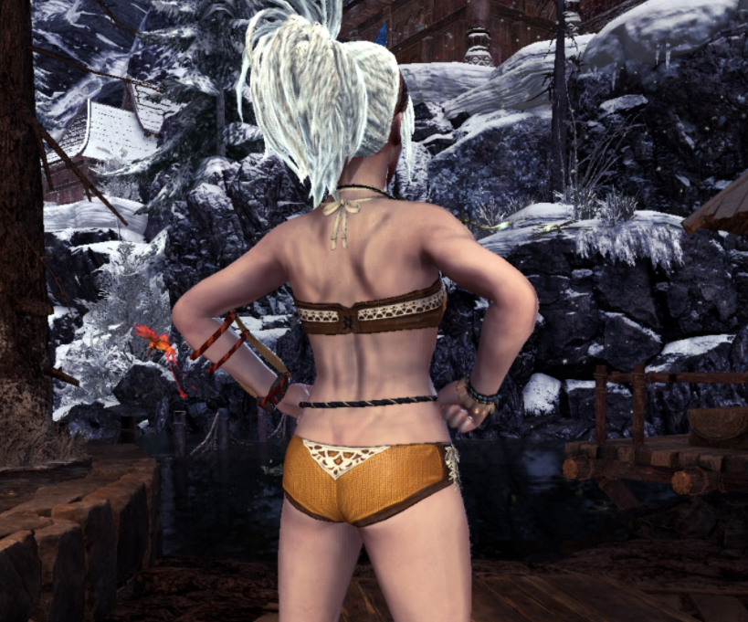 《怪物獵人世界：冰原》女角色健美腰腹v1.1MOD
