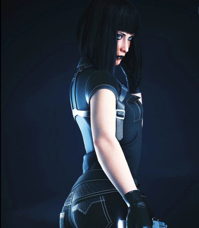 《賽博朋克2077》HystEBB巨人三笠上衣MOD[支持v2.02]