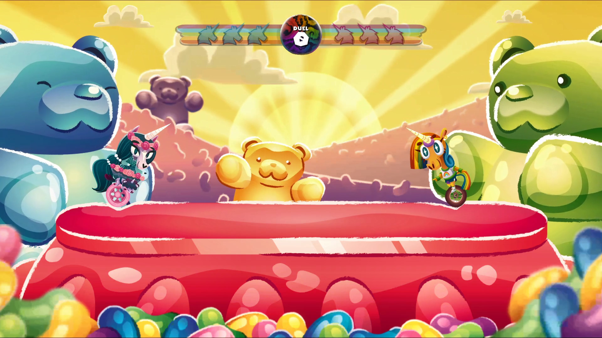 單輪車上的獨角獸