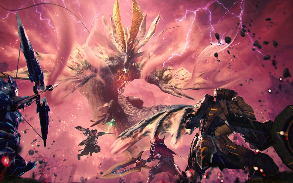 《怪物獵人：崛起》曙光開始畫面-嵐龍畫面MOD