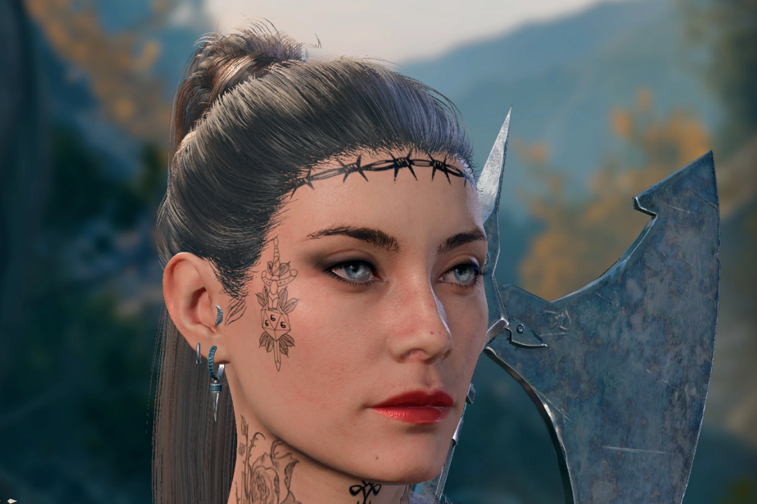  《博德之門3》火焰玫瑰紋身MOD