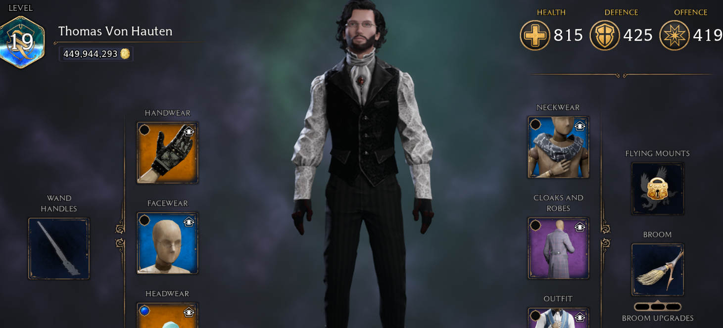 《霍格沃茨之遺》優雅的黑魔法套裝MOD