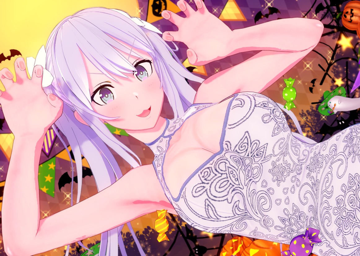《戀活Sunshine》白發元氣活力美少女MOD