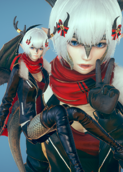 《AI少女》銀發藍瞳美麗龍女MOD