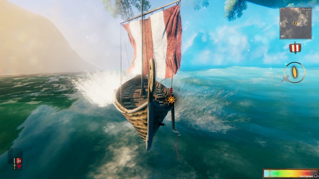 《Valheim：英靈神殿》帆船大修MOD