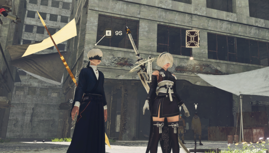 《尼爾：機械紀元》2BA2小姐姐絕美日風和服MOD