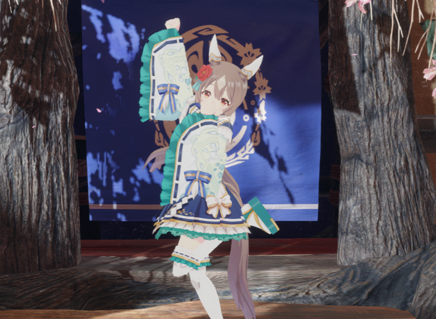《怪物獵人崛起：曙光》賽馬娘里見光鉆工會十字套MOD