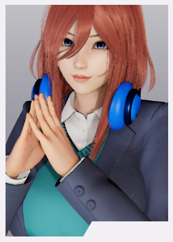《AI少女》粉毛制服耳機美少女MOD