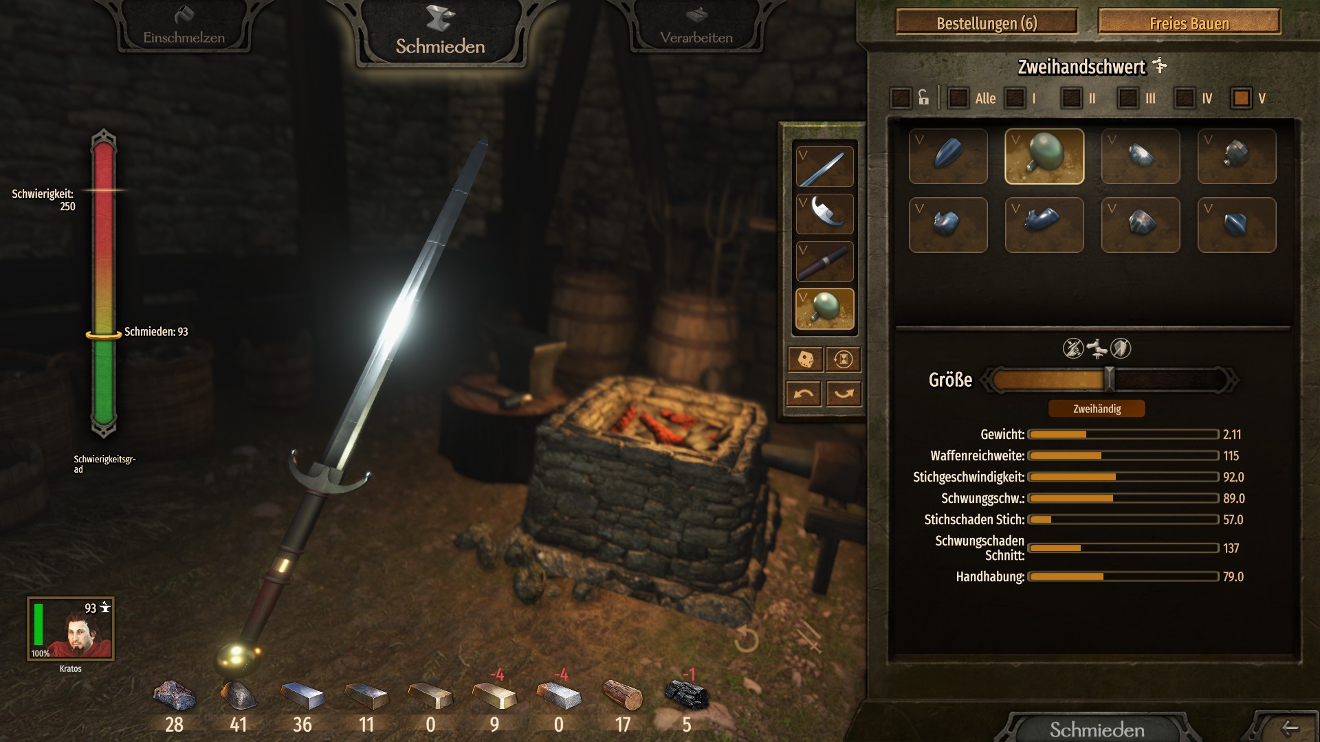 《騎馬與砍殺2》解鎖鐵匠鋪全部配件MOD
