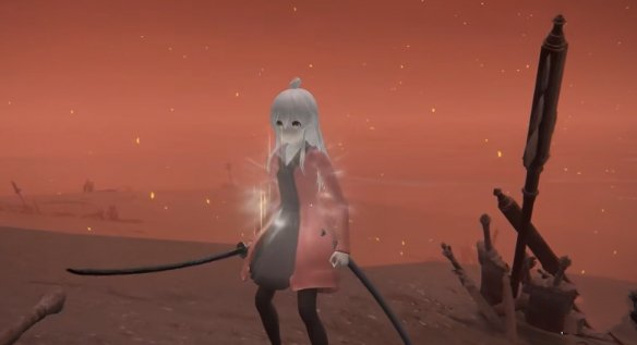 《艾爾登法環》白發美少女真尋替換流浪騎士套熔爐套MOD