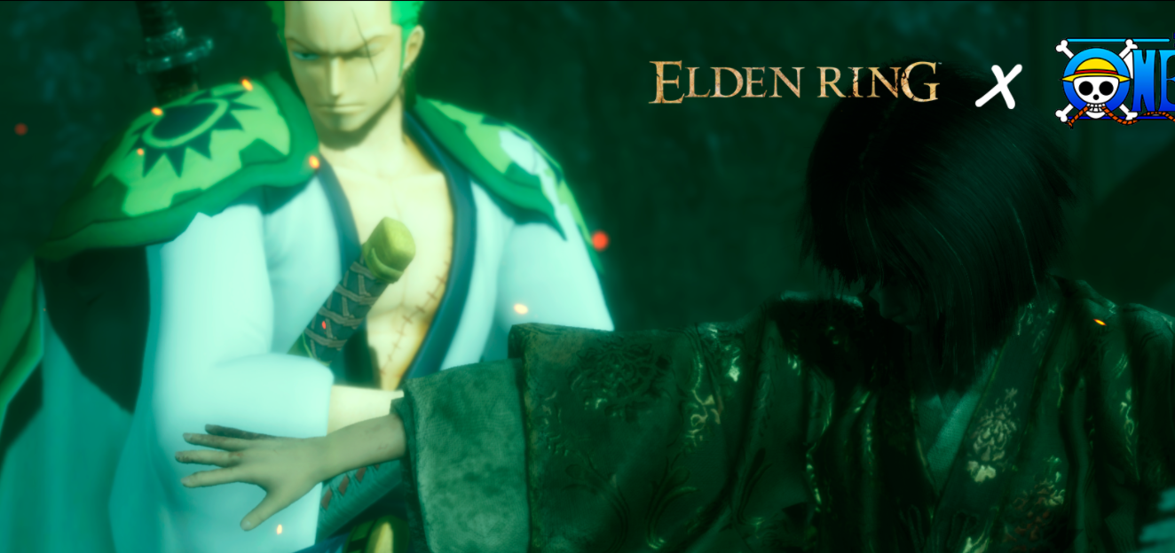 《只狼：影逝二度》海賊王索隆替換狼外觀MOD