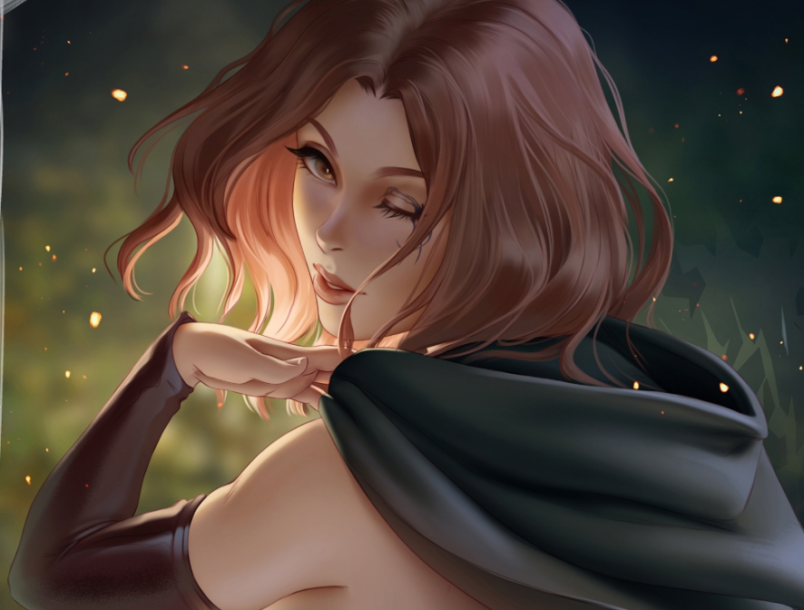 《艾爾登法環(huán)》性感露背梅琳娜壁紙