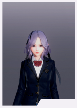《AI少女》紫發紫瞳尖耳高中生美少女MOD