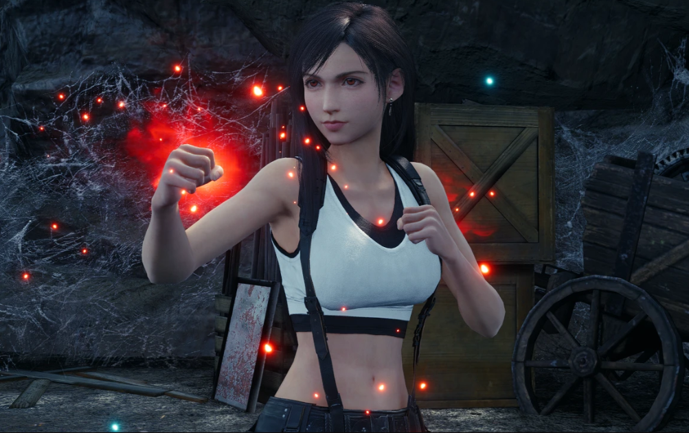 《最終幻想7：重制版》蒂法去除拳套武器MOD