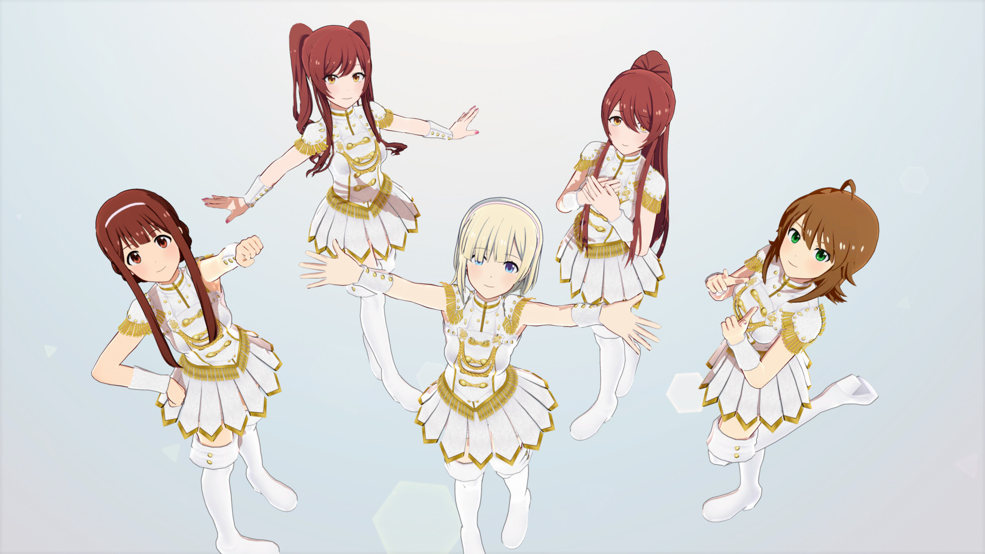 《偶像大師：璀璨之季》純白戀人騎士服飾MOD