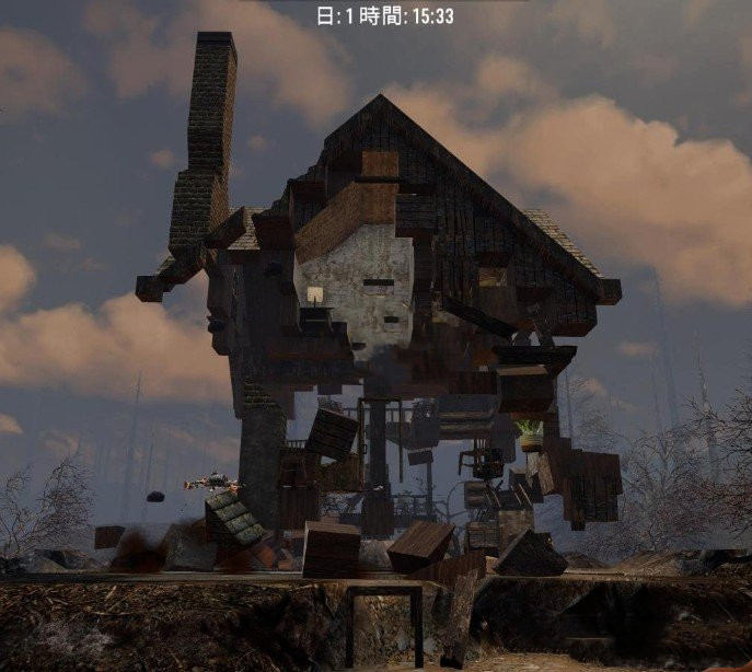 《七日殺》建筑破壞去除碎石效果MOD