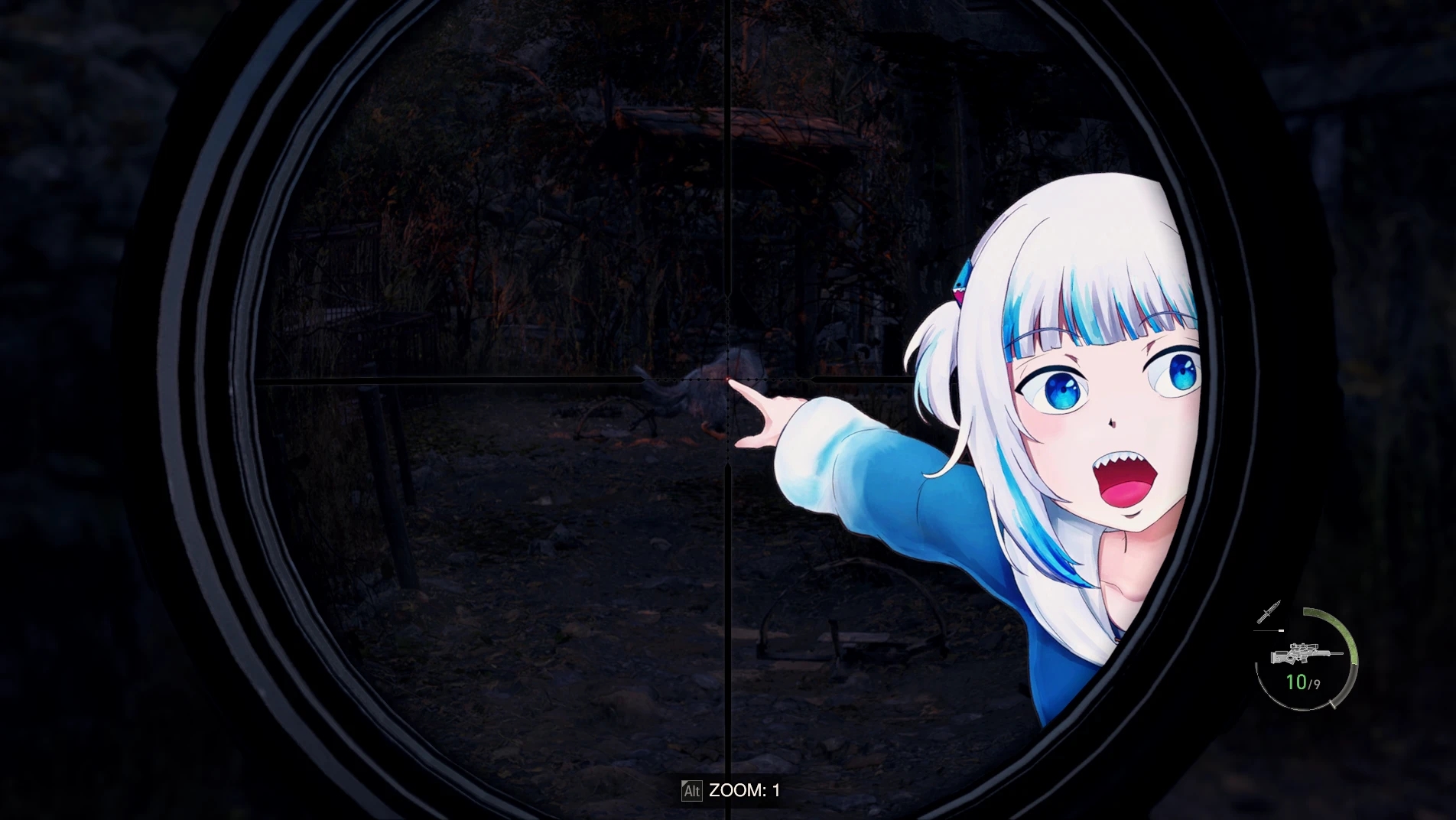 《生化危機4：重制版》鯊魚古拉瞄準視角MOD