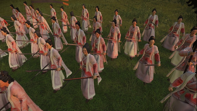 《全面戰爭：三國》雙劍女戰士外觀MOD
