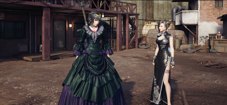 《最終幻想7：重制版》哥特蘿莉裝諾克提斯替換克勞德MOD