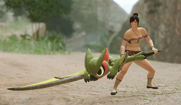 《怪物獵人崛起：曙光》迅龍武器變為迅龍布偶外觀MOD