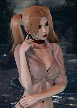 《AI少女》金發雙馬尾歐洲風煙熏妝御姐MOD