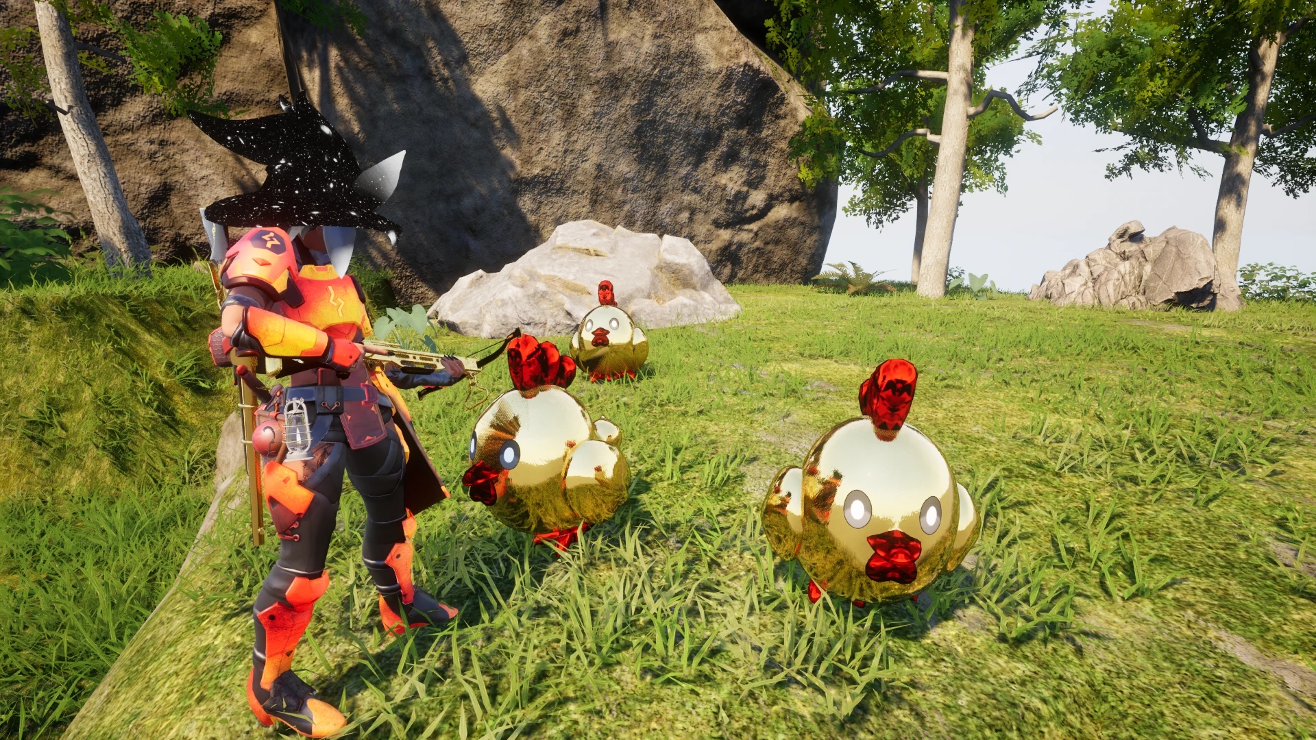 《幻獸帕魯》金色皮皮雞皮膚MOD