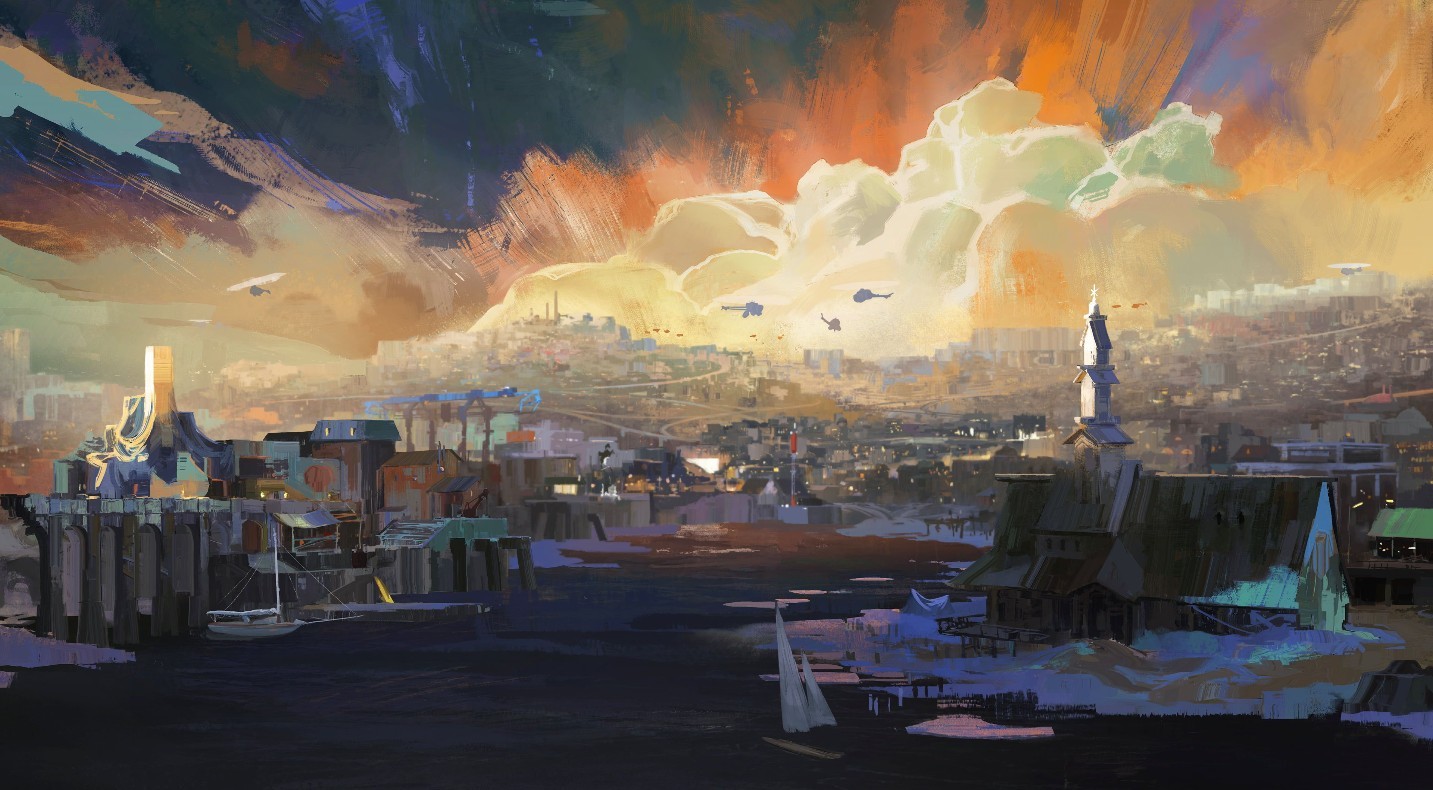 《Wallpaper Engine》極樂迪斯科馬蒂奈斯天際線動態壁紙
