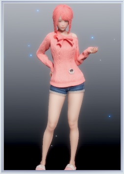 《ROOM Girl》牛仔短褲粉色系少女MOD