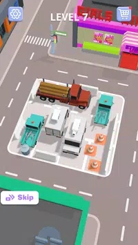 汽車停車堵塞
