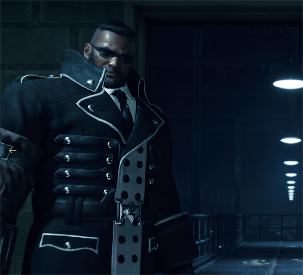 《最終幻想7：重制版》巴雷特cos電鋸人岸邊MOD