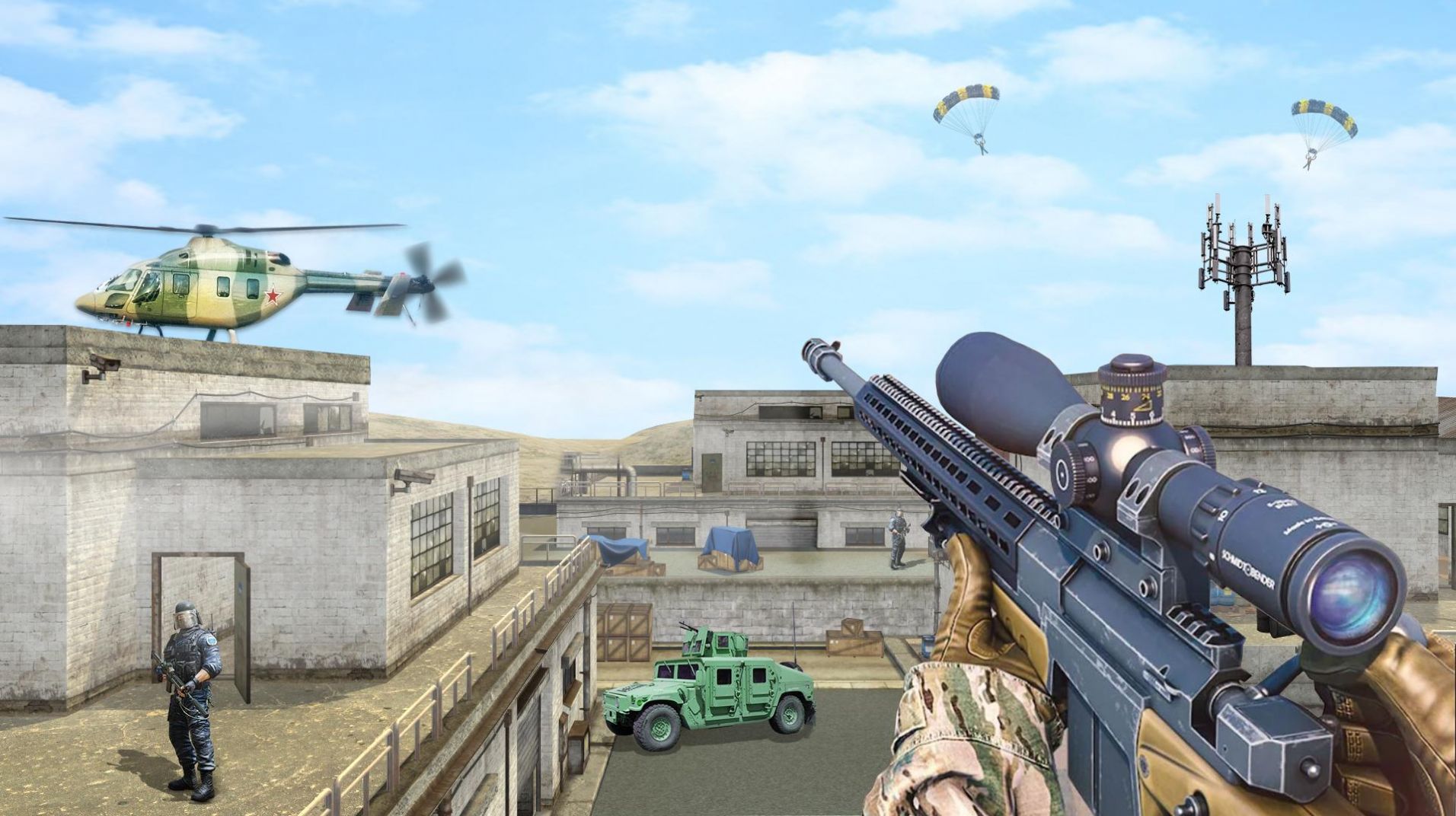 軍隊射擊戰場