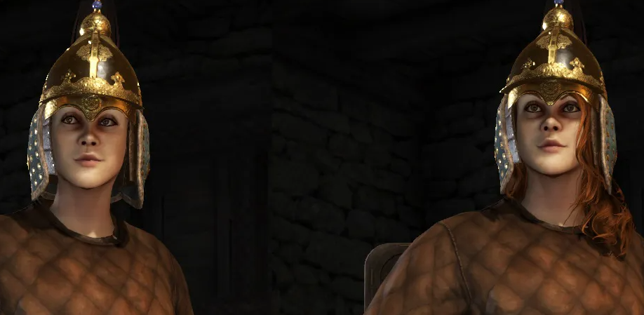 《騎馬與砍殺2》顯示頭盔下的頭發(fā)MOD